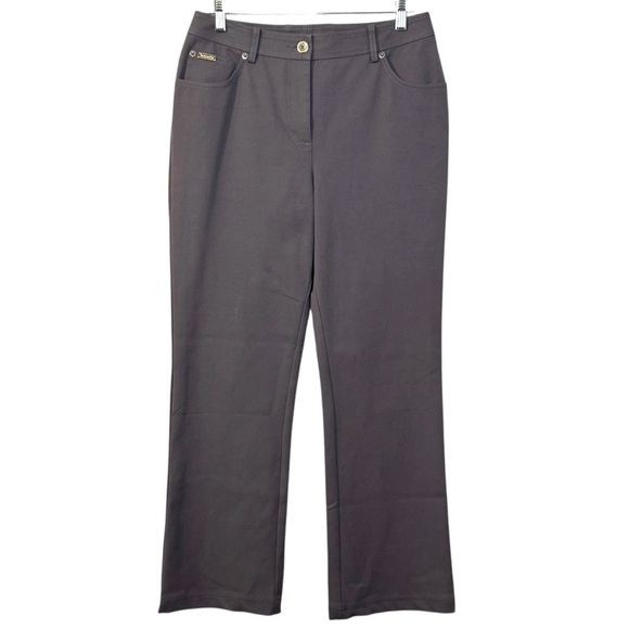 St John Sport gray pants straight leg career work office women’s 6 vintage - Picture 1 of 13